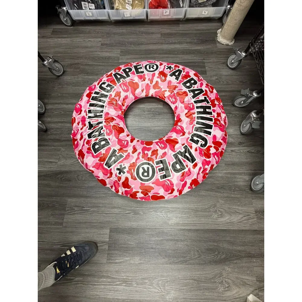 BAPE ABC Beach Floating Tube Pink Brand New